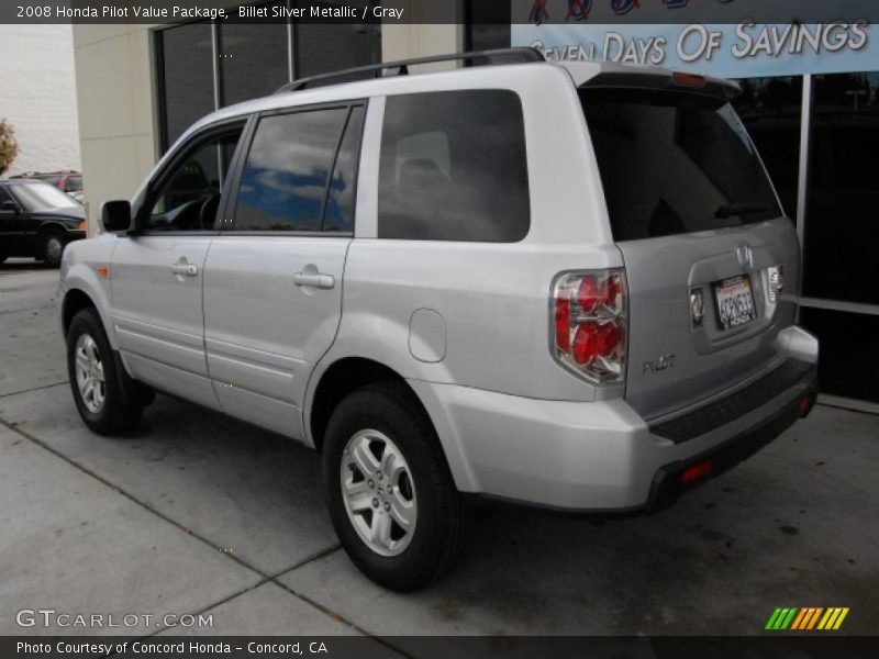 Billet Silver Metallic / Gray 2008 Honda Pilot Value Package