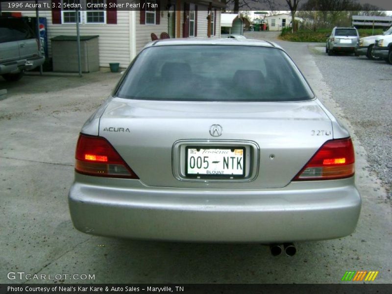 Granite Silver Pearl / Tan 1996 Acura TL 3.2 Sedan