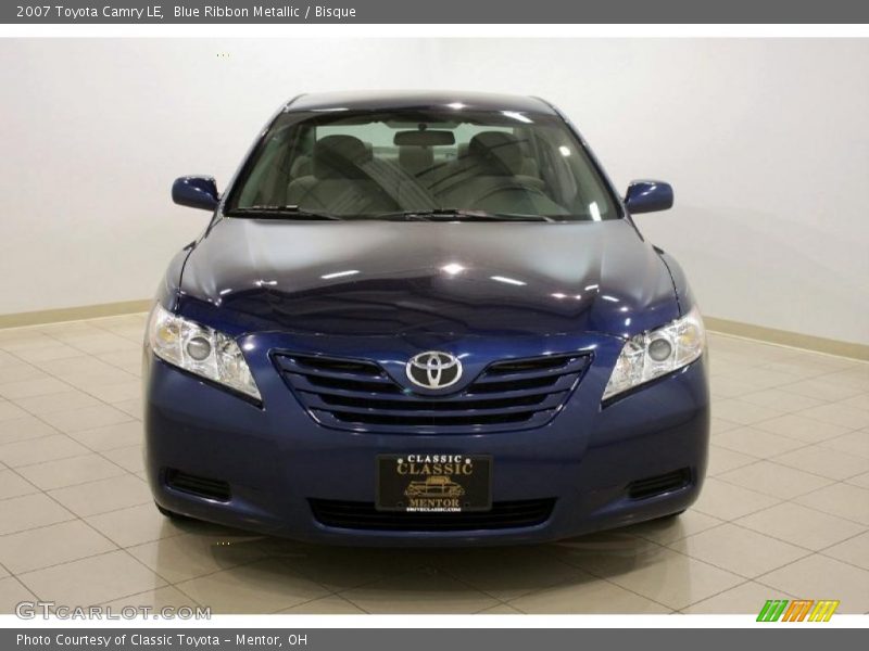 Blue Ribbon Metallic / Bisque 2007 Toyota Camry LE