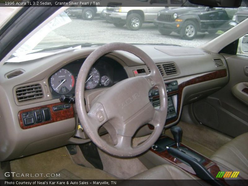 Granite Silver Pearl / Tan 1996 Acura TL 3.2 Sedan