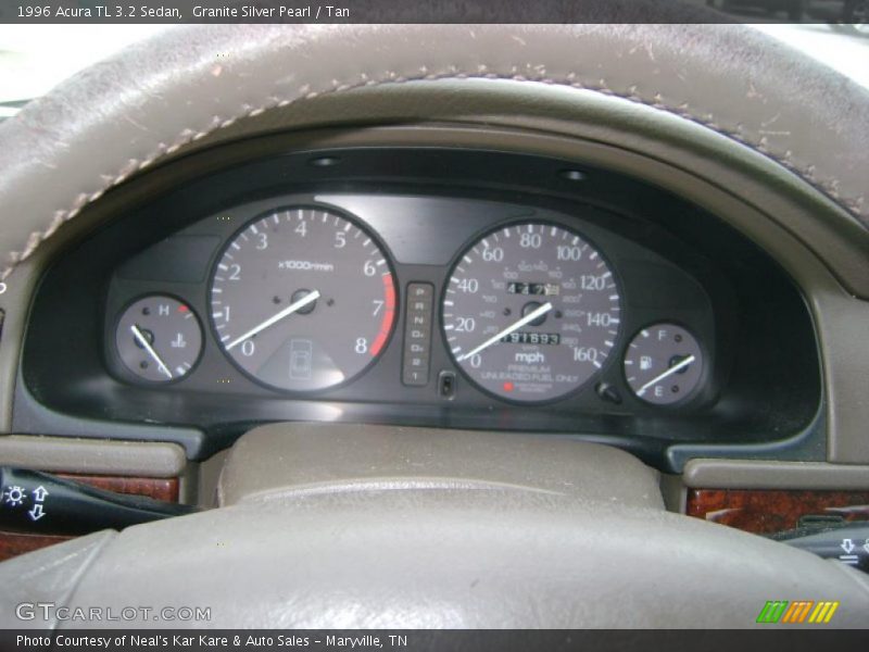 Granite Silver Pearl / Tan 1996 Acura TL 3.2 Sedan
