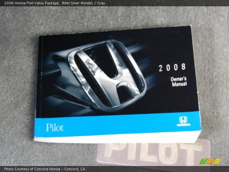 Billet Silver Metallic / Gray 2008 Honda Pilot Value Package