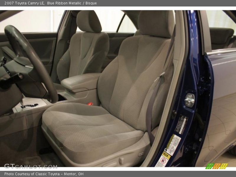 Blue Ribbon Metallic / Bisque 2007 Toyota Camry LE