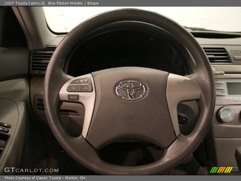 Blue Ribbon Metallic / Bisque 2007 Toyota Camry LE