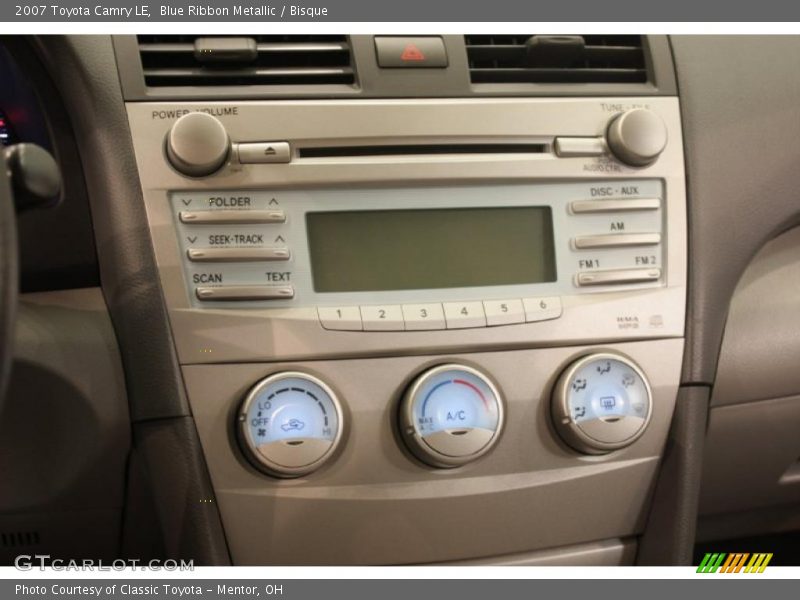 Blue Ribbon Metallic / Bisque 2007 Toyota Camry LE