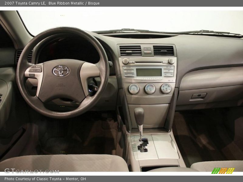 Blue Ribbon Metallic / Bisque 2007 Toyota Camry LE