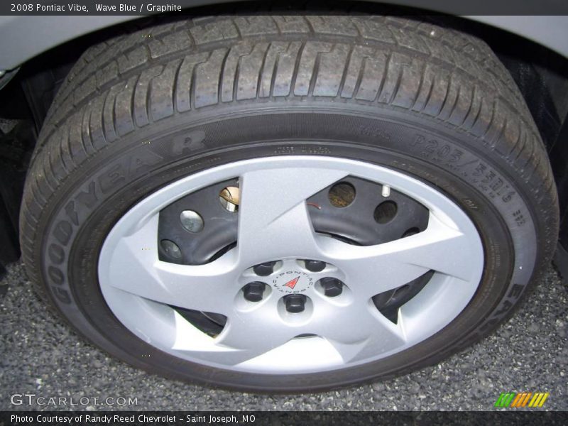 Wave Blue / Graphite 2008 Pontiac Vibe