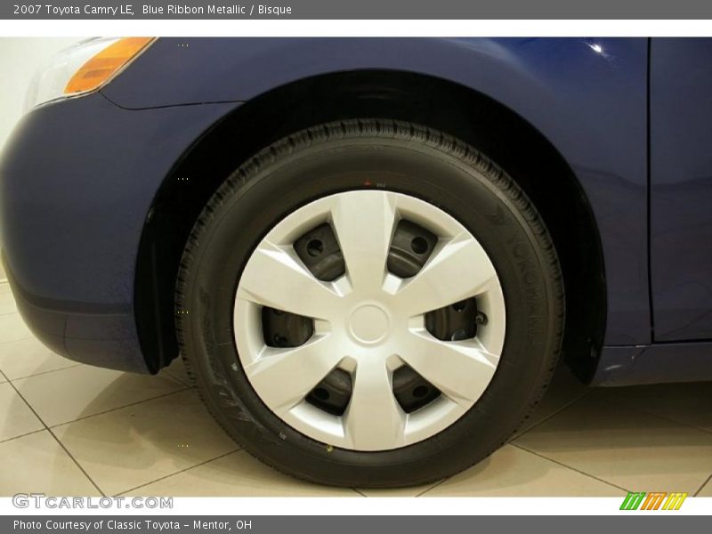 Blue Ribbon Metallic / Bisque 2007 Toyota Camry LE