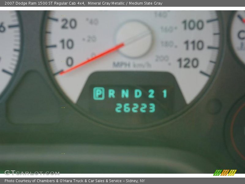 Mineral Gray Metallic / Medium Slate Gray 2007 Dodge Ram 1500 ST Regular Cab 4x4