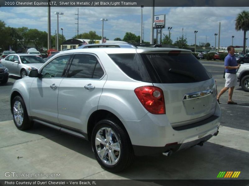 Silver Ice Metallic / Jet Black/Light Titanium 2010 Chevrolet Equinox LTZ