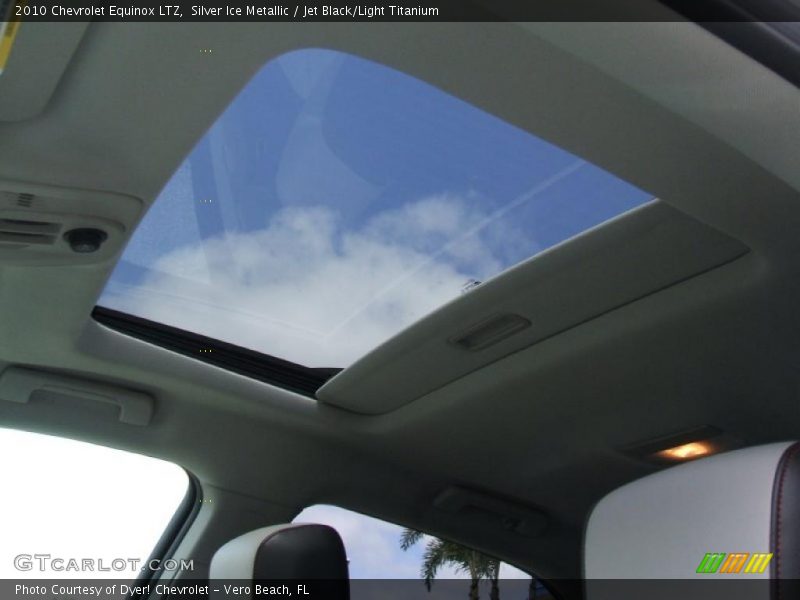 Silver Ice Metallic / Jet Black/Light Titanium 2010 Chevrolet Equinox LTZ