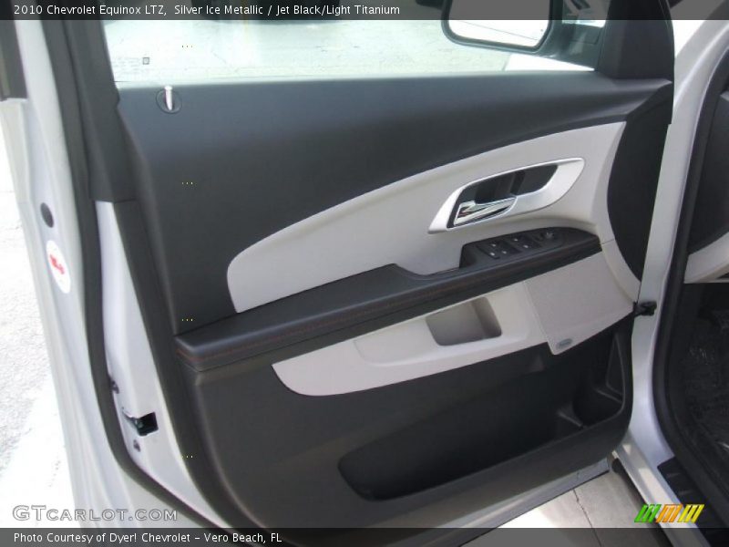 Silver Ice Metallic / Jet Black/Light Titanium 2010 Chevrolet Equinox LTZ