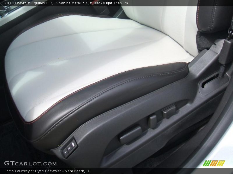 Silver Ice Metallic / Jet Black/Light Titanium 2010 Chevrolet Equinox LTZ