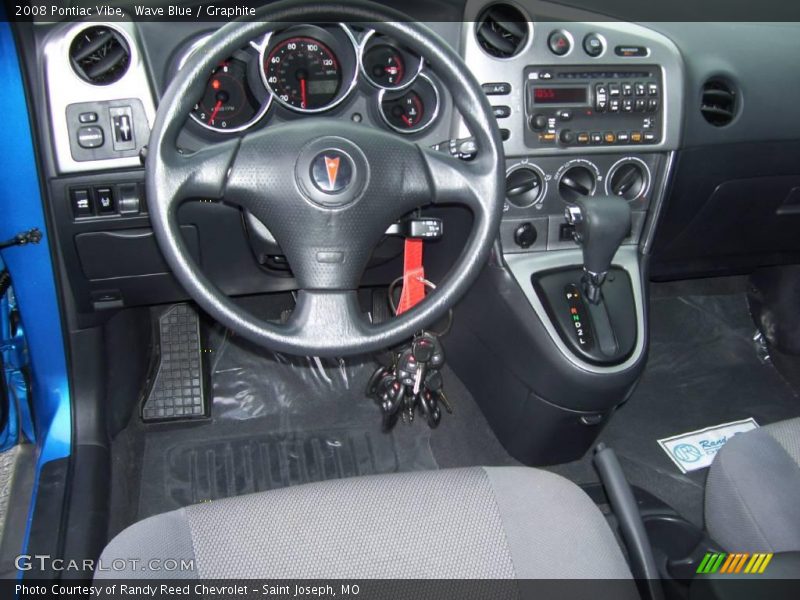 Wave Blue / Graphite 2008 Pontiac Vibe
