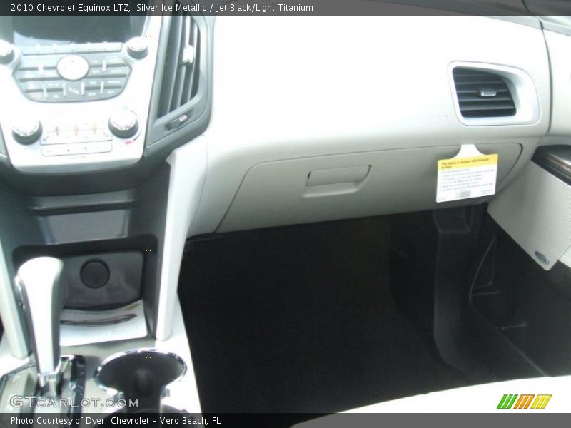 Silver Ice Metallic / Jet Black/Light Titanium 2010 Chevrolet Equinox LTZ