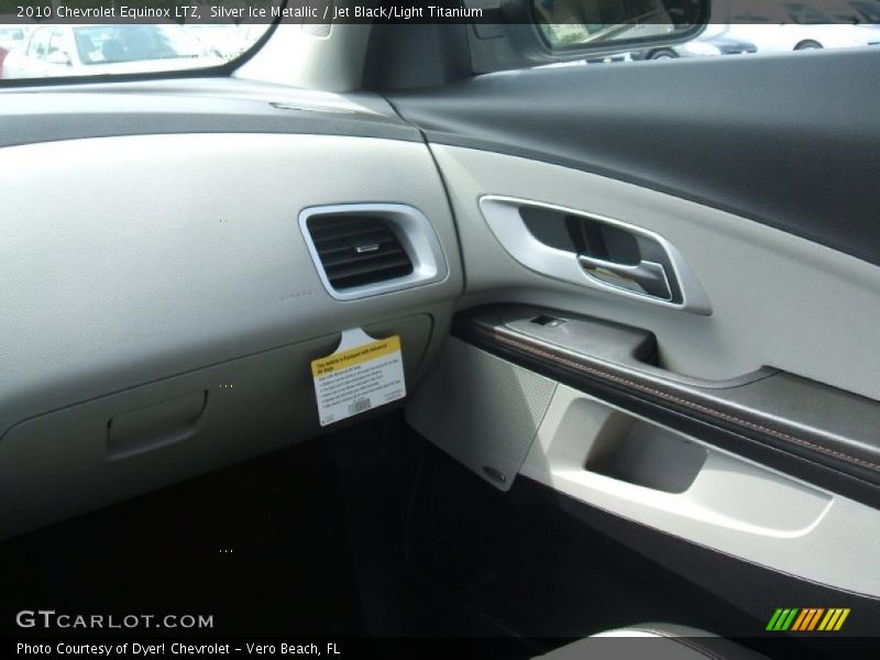 Silver Ice Metallic / Jet Black/Light Titanium 2010 Chevrolet Equinox LTZ