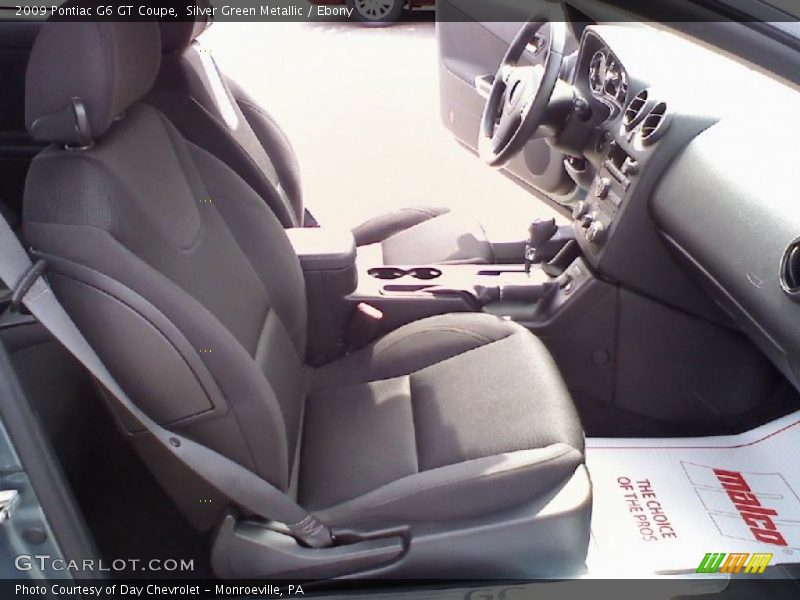 Silver Green Metallic / Ebony 2009 Pontiac G6 GT Coupe