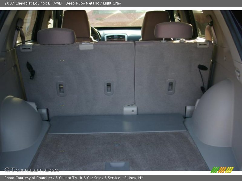Deep Ruby Metallic / Light Gray 2007 Chevrolet Equinox LT AWD