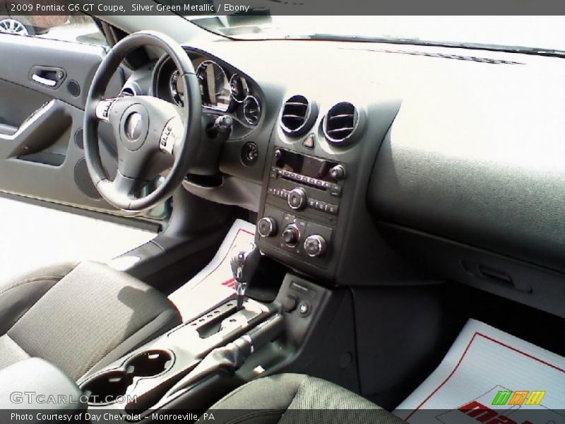 Silver Green Metallic / Ebony 2009 Pontiac G6 GT Coupe
