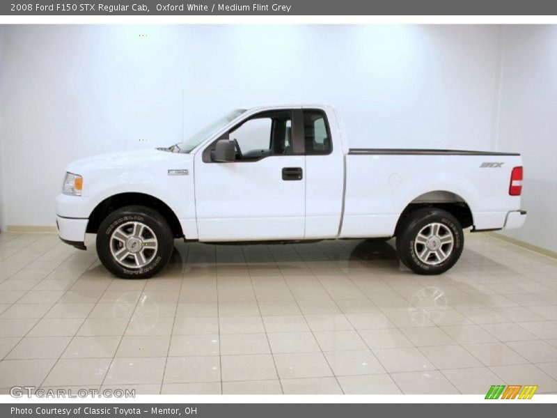 Oxford White / Medium Flint Grey 2008 Ford F150 STX Regular Cab