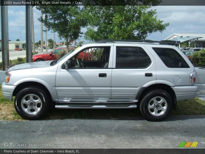 Bright Silver Metallic / Gray 2003 Isuzu Rodeo S V6