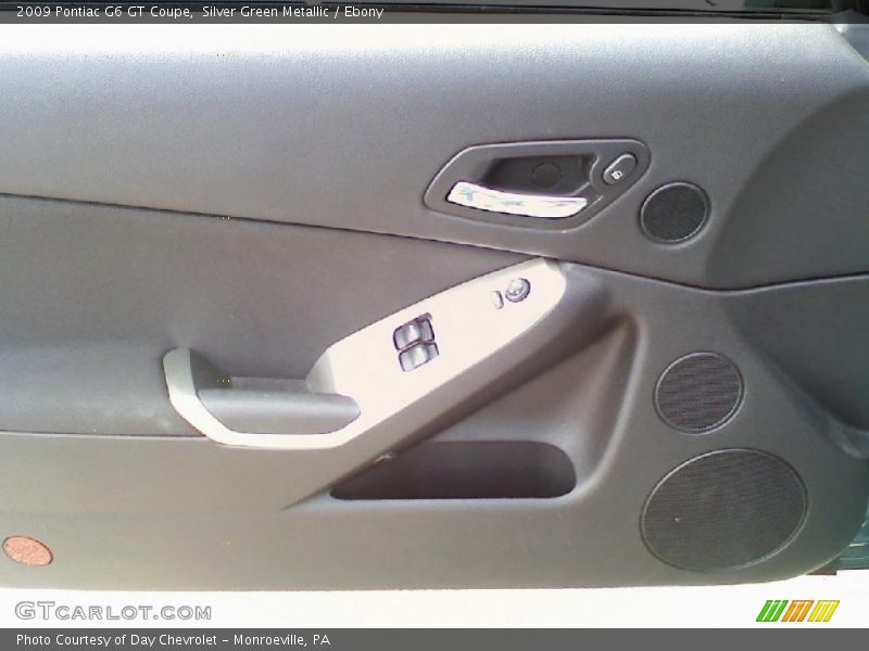 Silver Green Metallic / Ebony 2009 Pontiac G6 GT Coupe