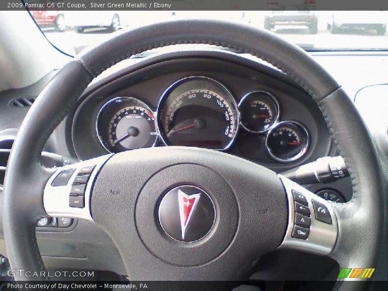 Silver Green Metallic / Ebony 2009 Pontiac G6 GT Coupe
