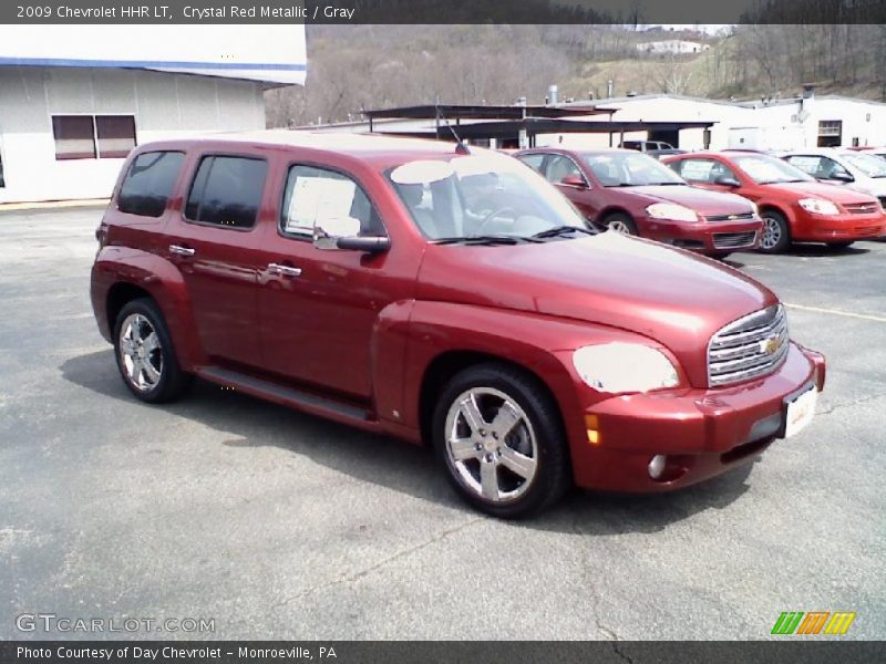 Crystal Red Metallic / Gray 2009 Chevrolet HHR LT
