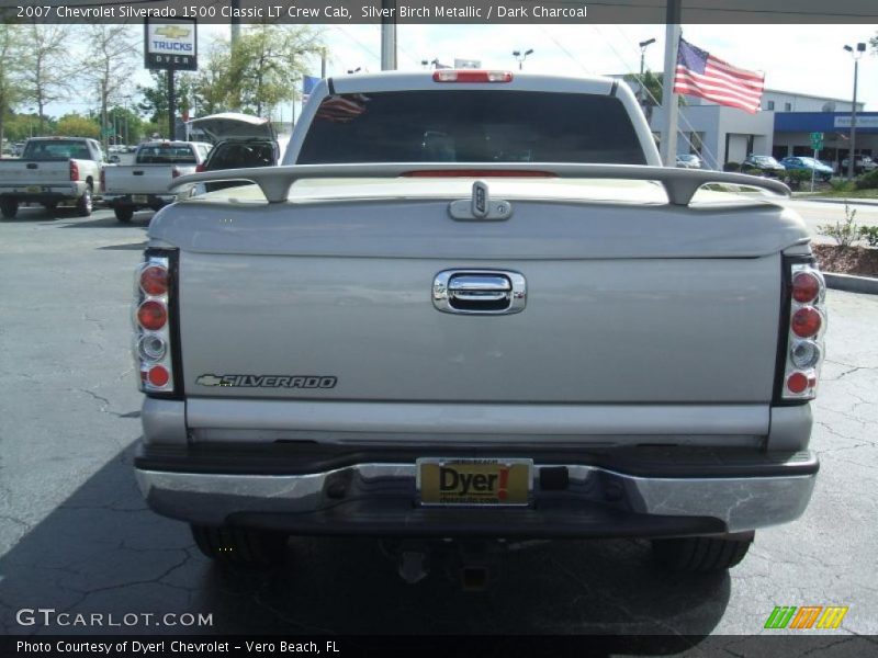 Silver Birch Metallic / Dark Charcoal 2007 Chevrolet Silverado 1500 Classic LT Crew Cab