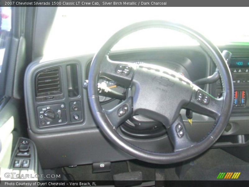 Silver Birch Metallic / Dark Charcoal 2007 Chevrolet Silverado 1500 Classic LT Crew Cab