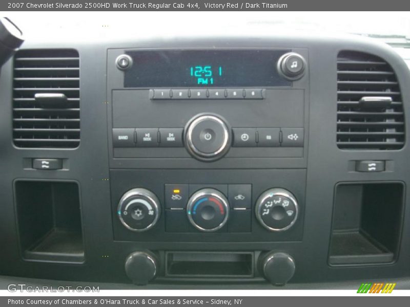 Victory Red / Dark Titanium 2007 Chevrolet Silverado 2500HD Work Truck Regular Cab 4x4