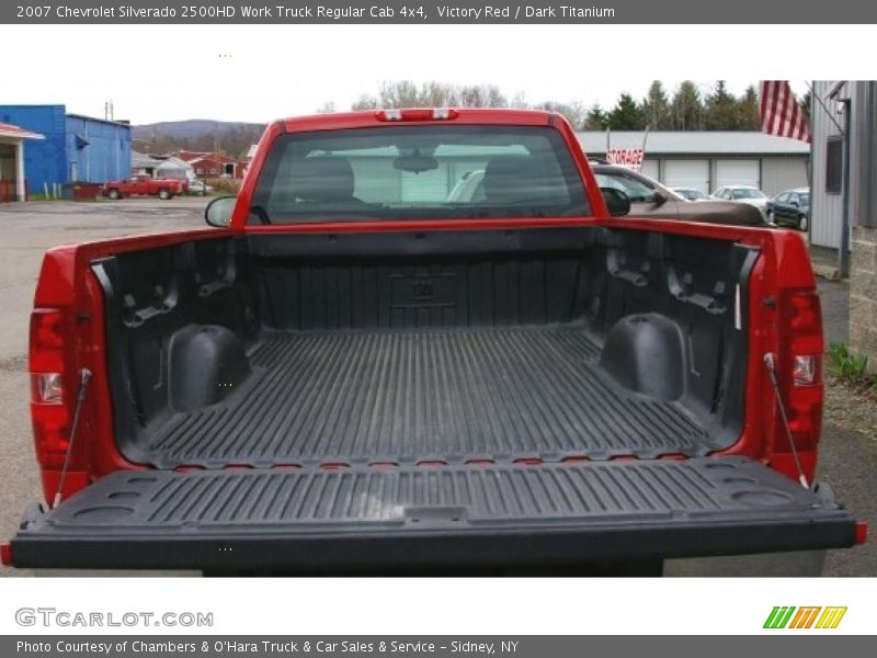 Victory Red / Dark Titanium 2007 Chevrolet Silverado 2500HD Work Truck Regular Cab 4x4