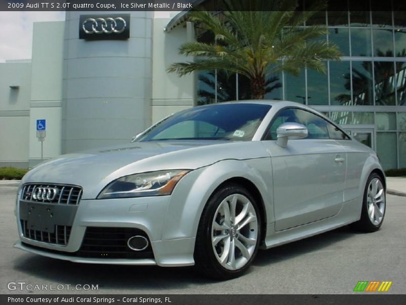 Ice Silver Metallic / Black 2009 Audi TT S 2.0T quattro Coupe