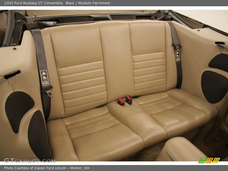 Black / Medium Parchment 2003 Ford Mustang GT Convertible