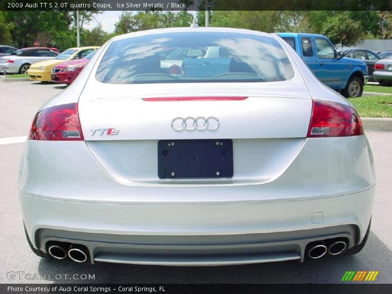 Ice Silver Metallic / Black 2009 Audi TT S 2.0T quattro Coupe