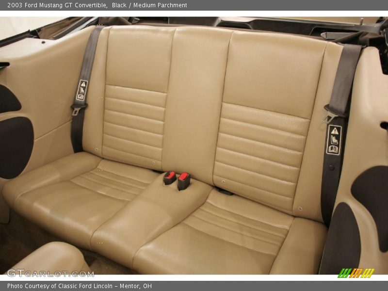Black / Medium Parchment 2003 Ford Mustang GT Convertible