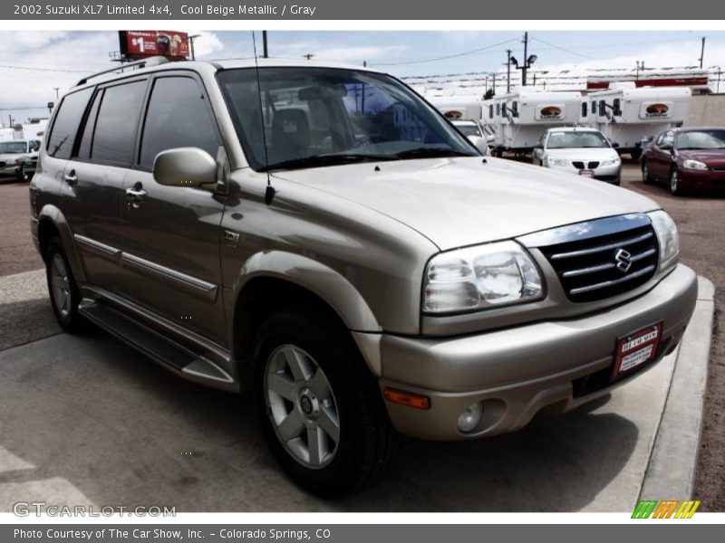 Cool Beige Metallic / Gray 2002 Suzuki XL7 Limited 4x4