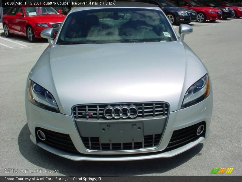 Ice Silver Metallic / Black 2009 Audi TT S 2.0T quattro Coupe