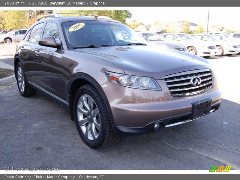 Beryllium 16 Metallic / Graphite 2008 Infiniti FX 35 AWD