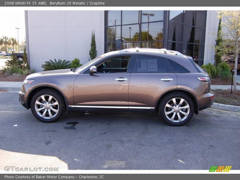 Beryllium 16 Metallic / Graphite 2008 Infiniti FX 35 AWD