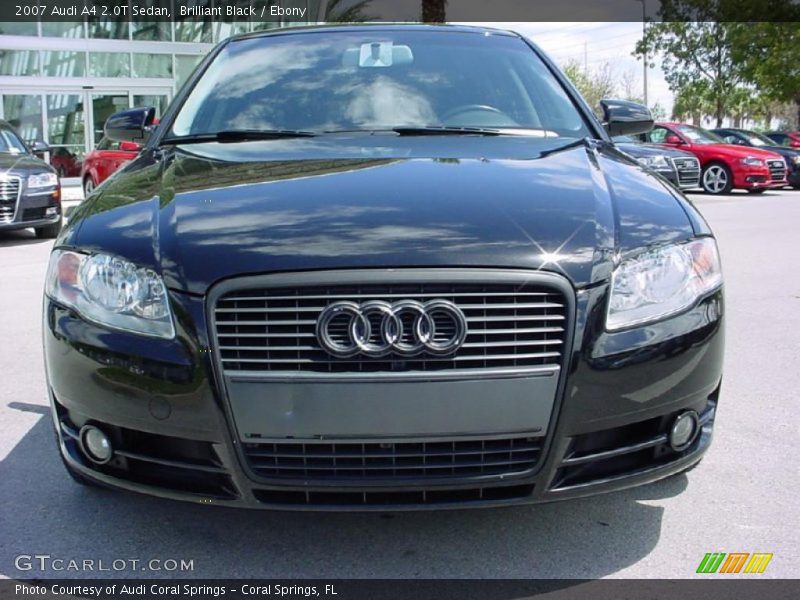 Brilliant Black / Ebony 2007 Audi A4 2.0T Sedan