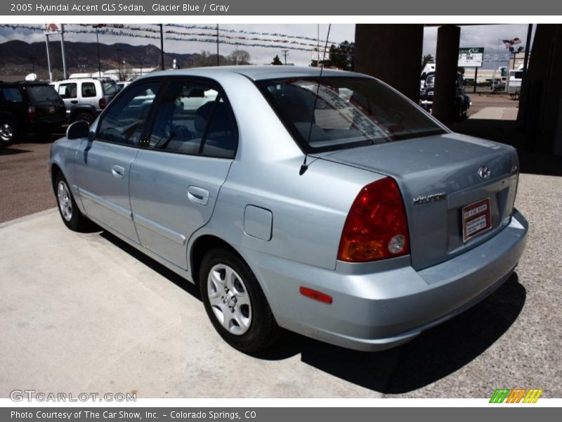 Glacier Blue / Gray 2005 Hyundai Accent GLS Sedan