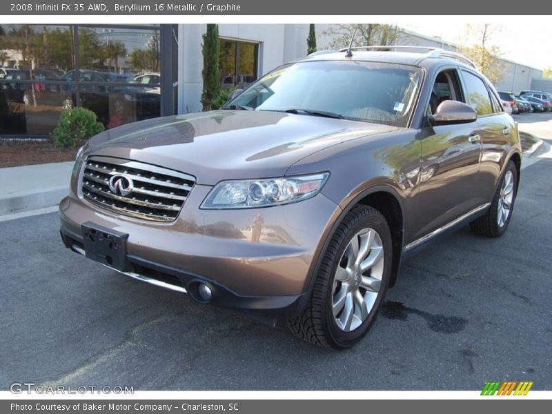 Beryllium 16 Metallic / Graphite 2008 Infiniti FX 35 AWD