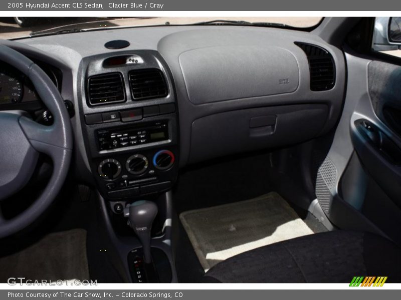 Glacier Blue / Gray 2005 Hyundai Accent GLS Sedan
