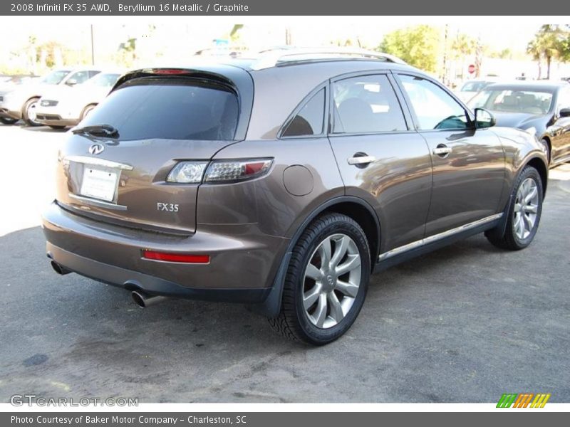 Beryllium 16 Metallic / Graphite 2008 Infiniti FX 35 AWD