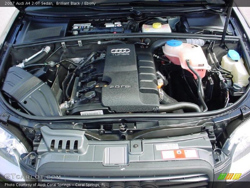 Brilliant Black / Ebony 2007 Audi A4 2.0T Sedan