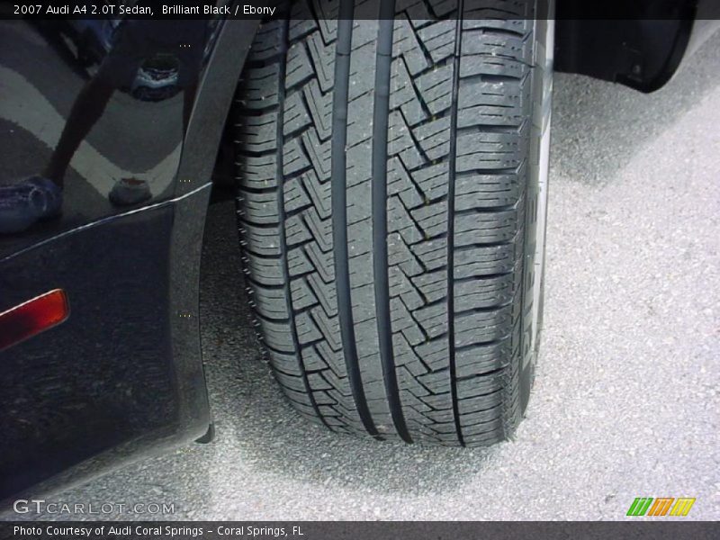 Brilliant Black / Ebony 2007 Audi A4 2.0T Sedan