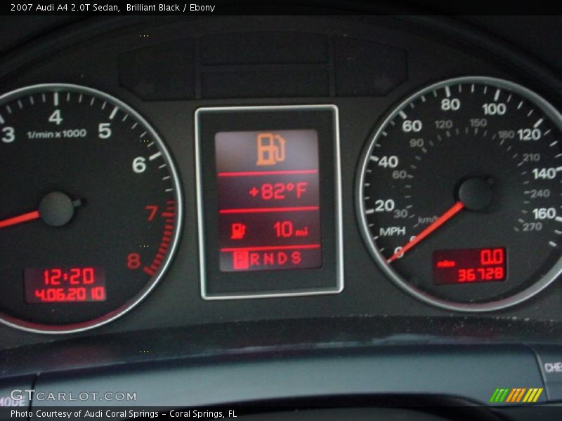 Brilliant Black / Ebony 2007 Audi A4 2.0T Sedan