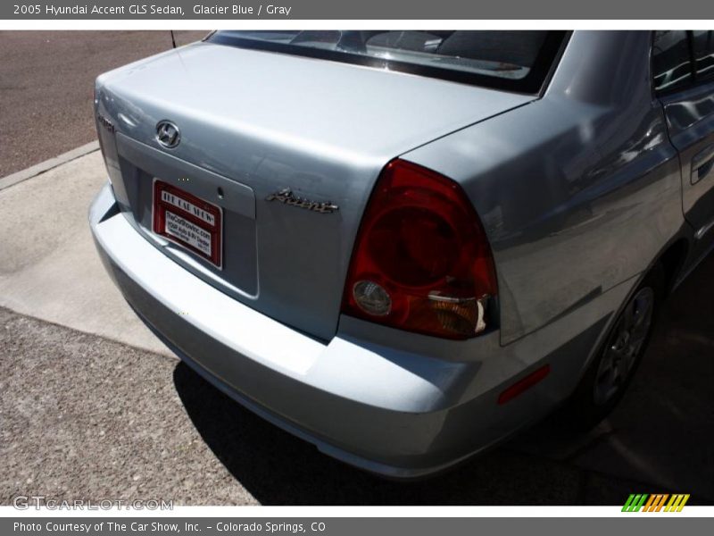 Glacier Blue / Gray 2005 Hyundai Accent GLS Sedan