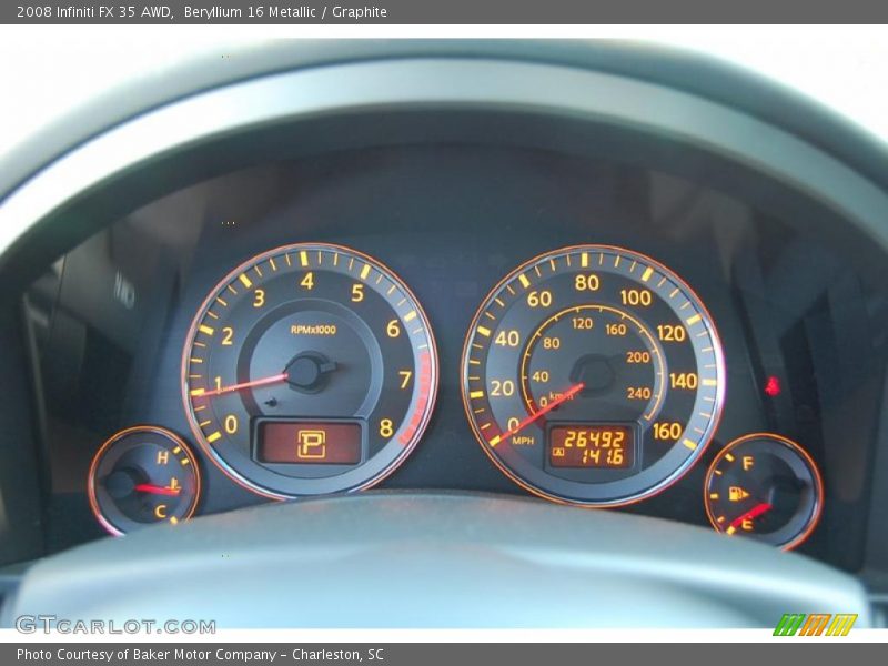 Beryllium 16 Metallic / Graphite 2008 Infiniti FX 35 AWD